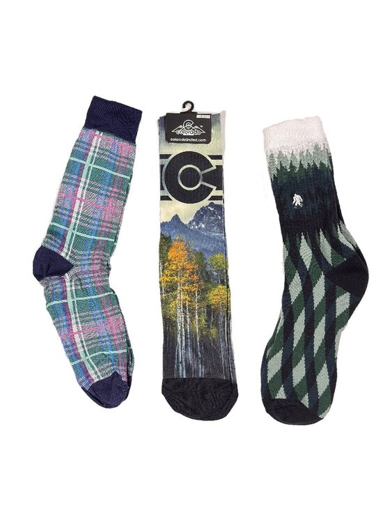 Accessories - SOCKS!!!  Three pair, various thickness and use - One size fits most